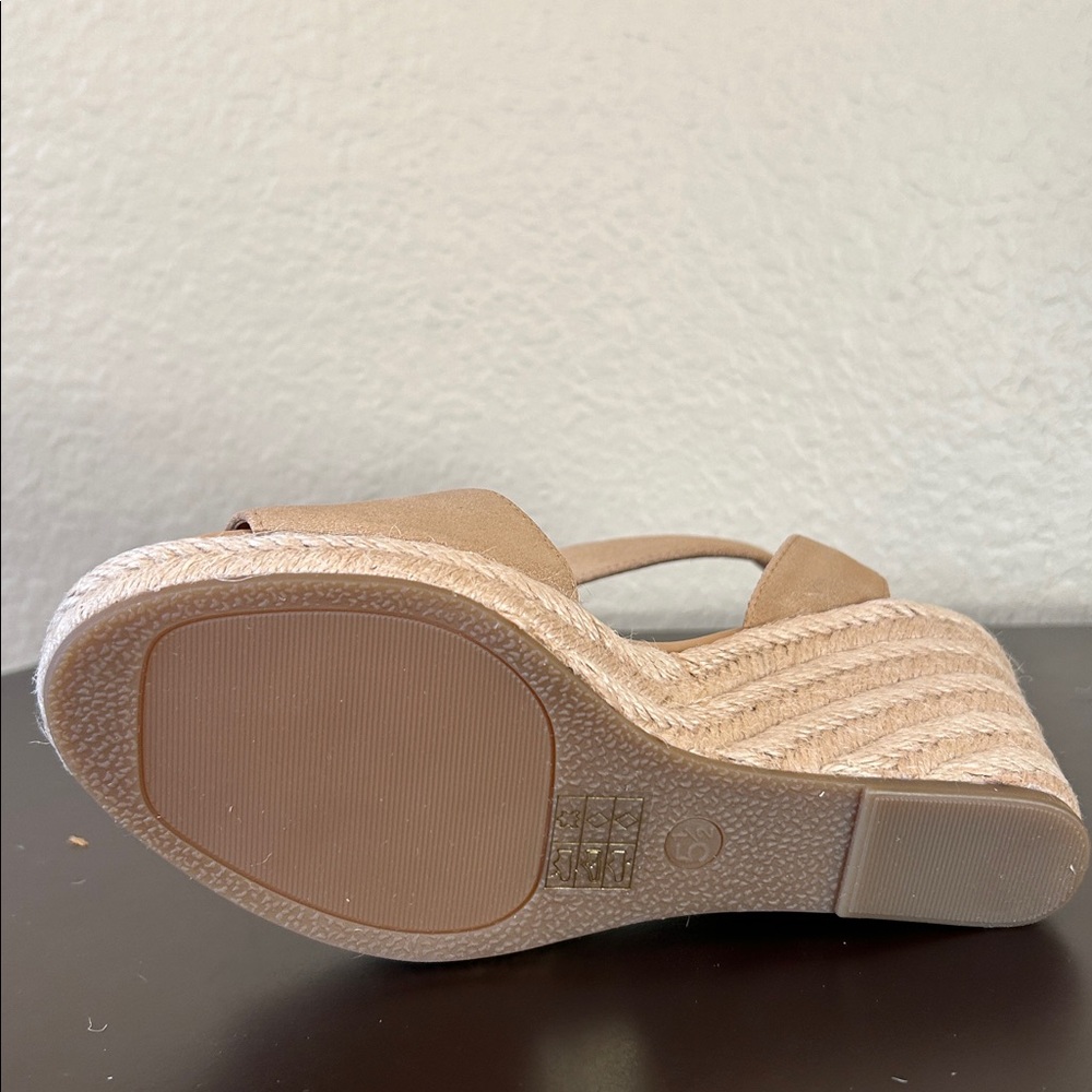 J.Crew Metallic Espadrille Wedge Sandals – Size 5.5 (New) - Picture 9 of 9